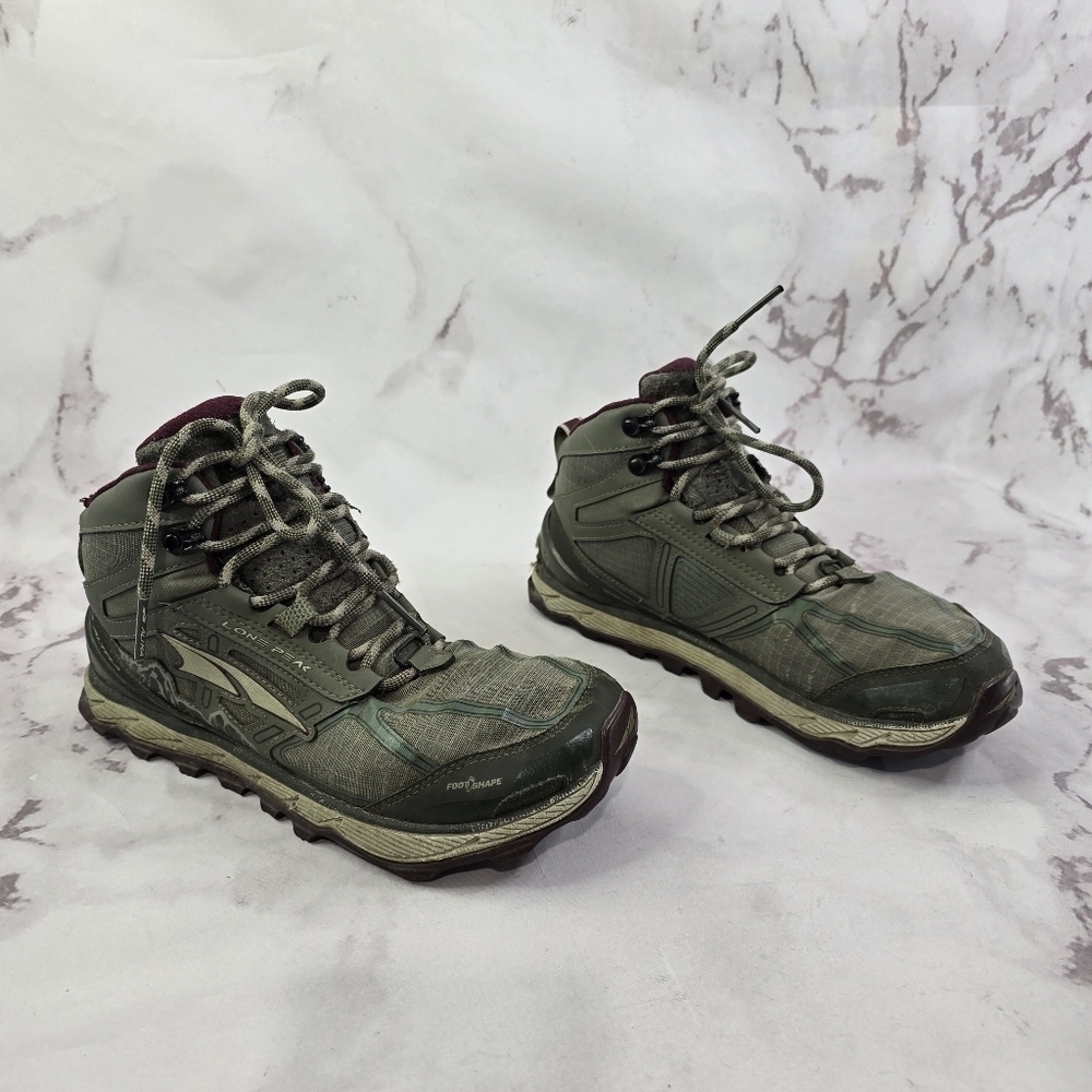ALTRA Lone Peak 4 Womens 9 Mid Mesh Trail Running Hiking Shoes High Top Zero